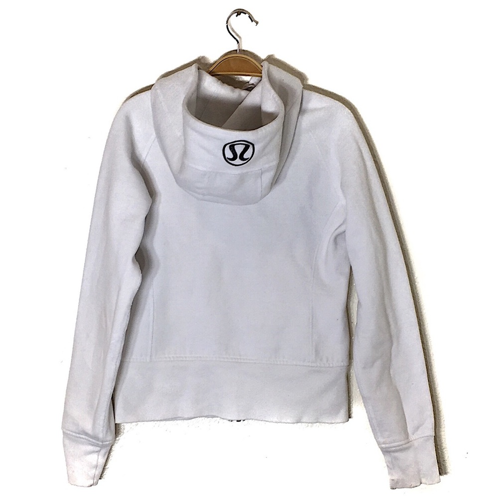 White Lululemon Full Zip Hoodie